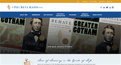 Desktop Screenshot of pbk.org