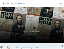 Tablet Screenshot of pbk.org