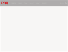 Tablet Screenshot of pbk.com